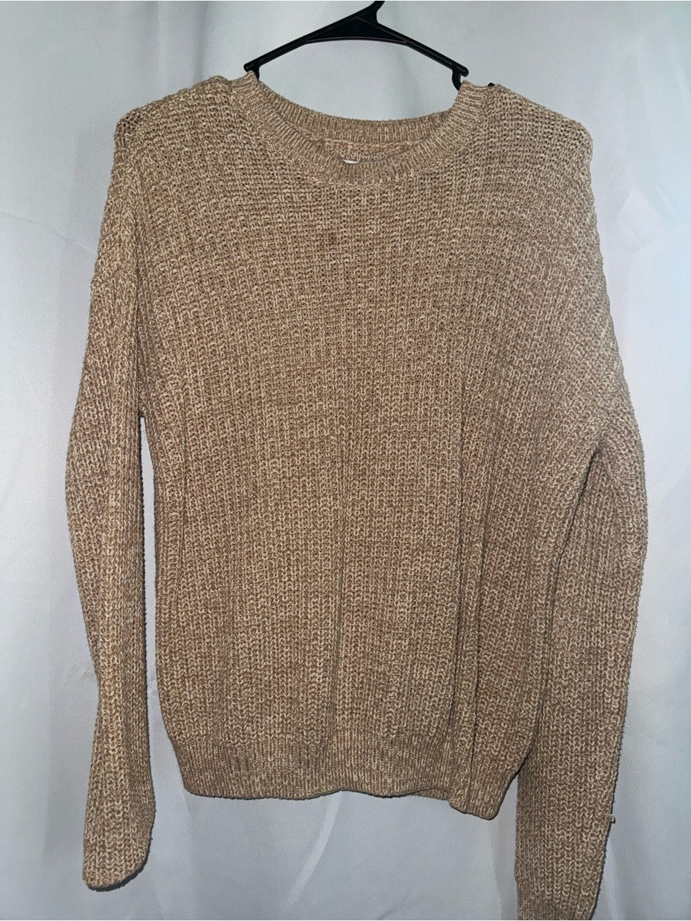 Sonoma Women’s Crewneck Sweater in Tan Heather